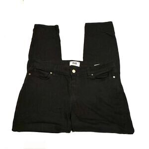 Paige Verdugo Ankle Black Denim Jeans Women's Size 30